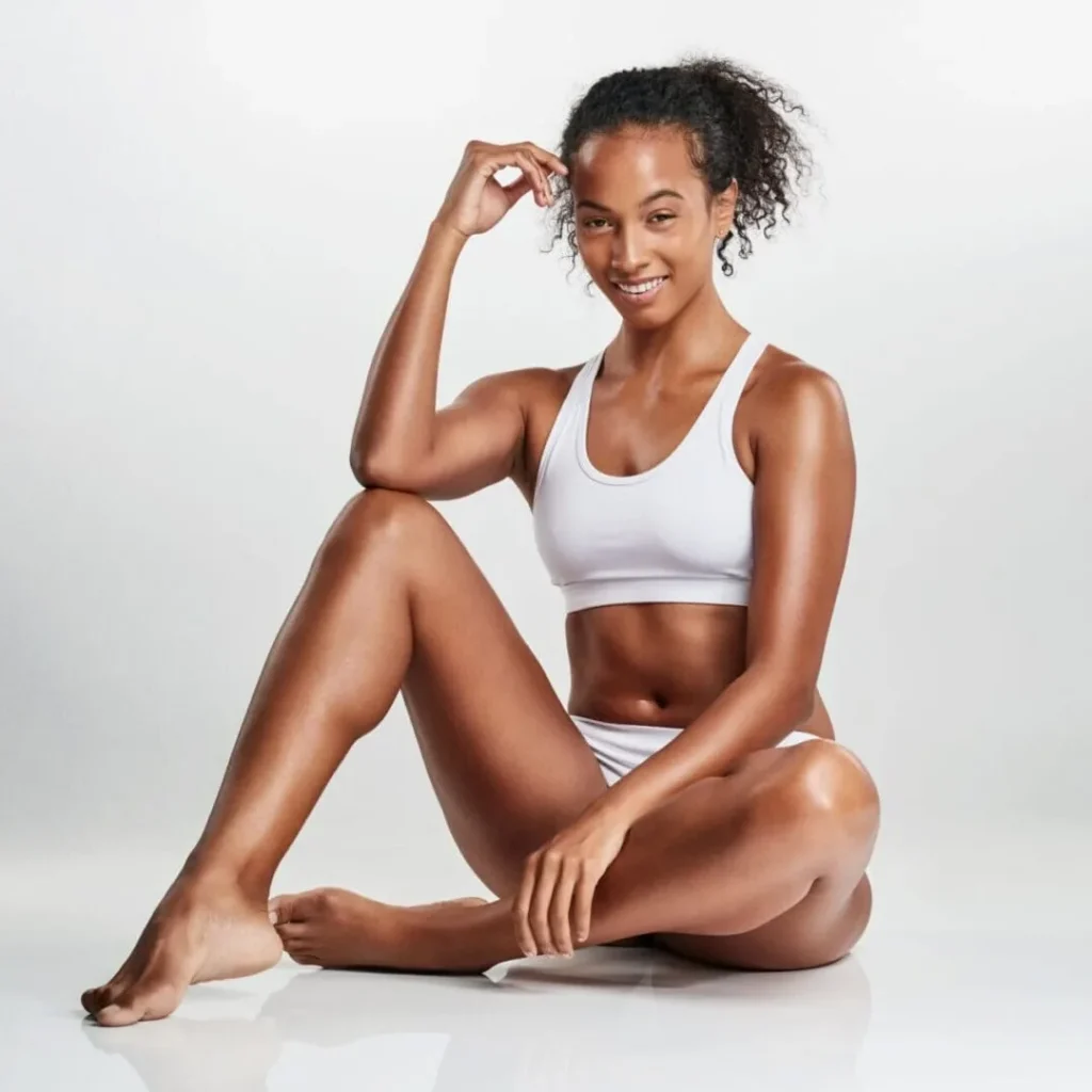 Fat Reduction without surgery image featuring Athletic woman representing non invasive treatment in Parkville MD body sculpting at Body Scientific Aesthetics.