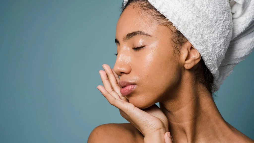 Hunt Valley Botox and facial balancing Woman with glowing skin