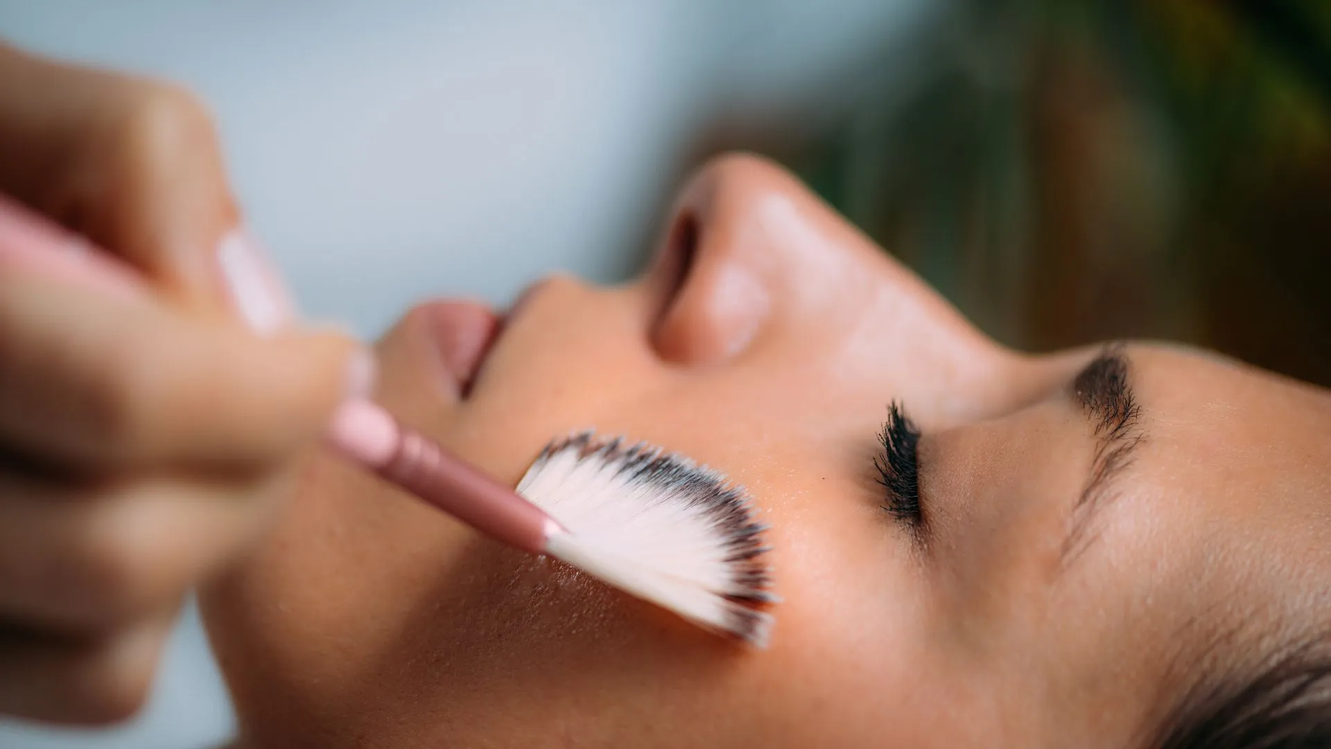 Client receiving a facial treatment to support healthy skin renewal and consistent skincare results in Timonium, Maryland.