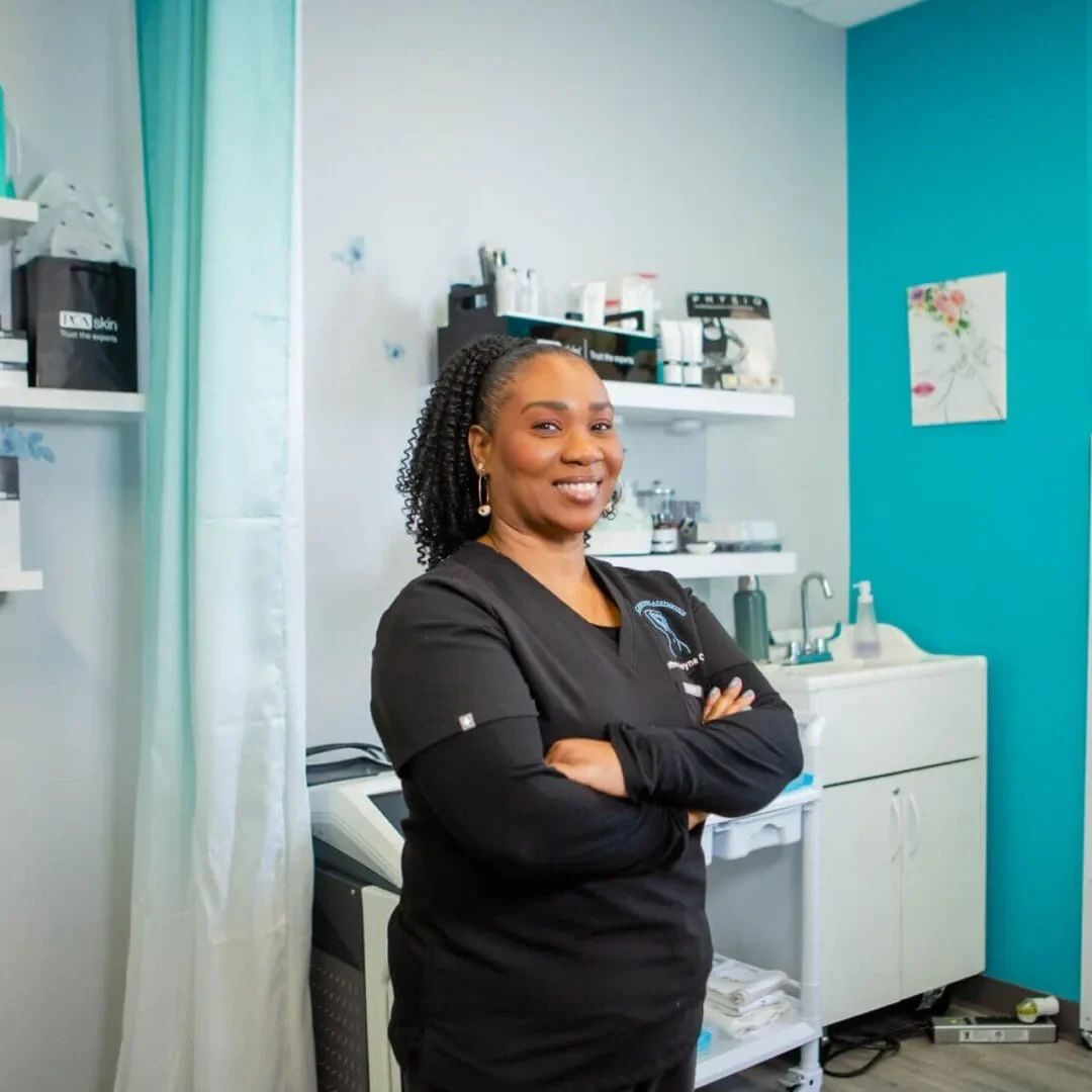 Nurse Practitioner-led medical aesthetics and wellness care for clients near Perry Hall and Rosedale, Maryland.